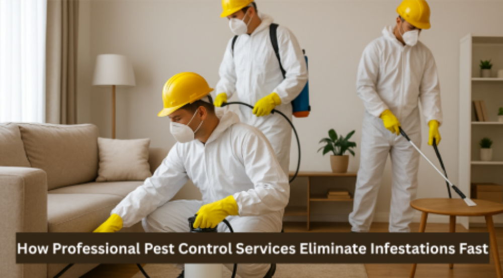 How Professional Pest Control Services Eliminate Infestations Fast