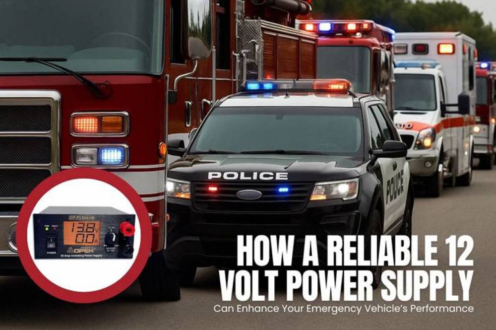 How a Reliable 12 Volt Power Supply Can Enhance Your Emergency Vehicle’s Performance