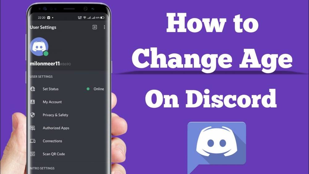 How to Change Your Age in Discord