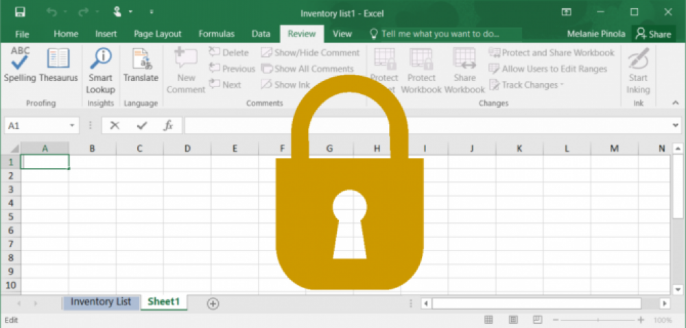 How to protect cells in Excel with a password