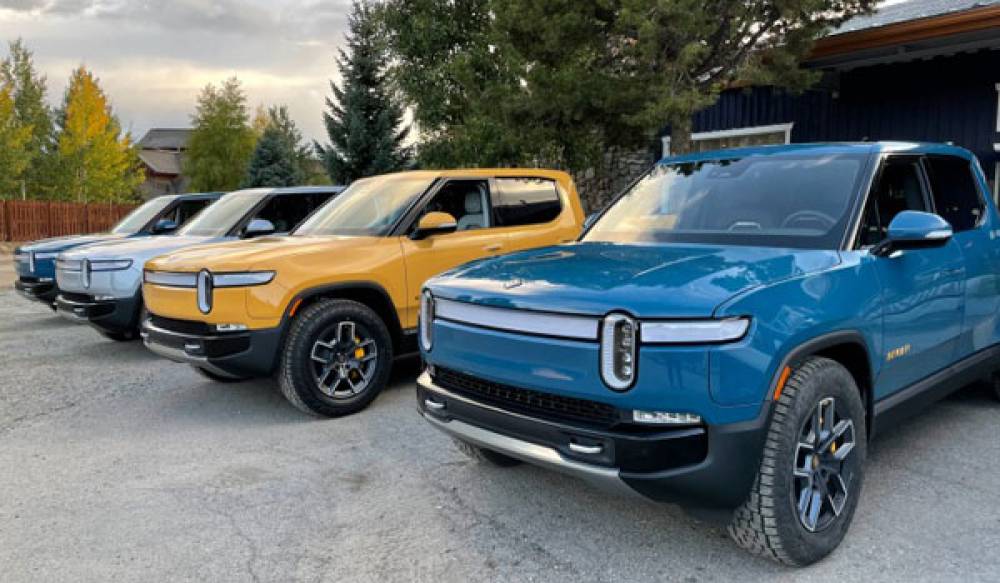 Rivian produced slightly more than 1,000 electric vehicles in 2021