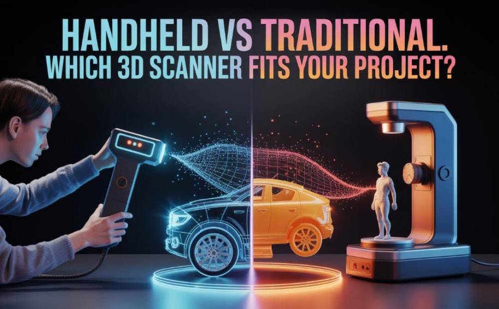 Handheld 3D Scanner Vs Traditional Scanners: Which Is Best For Your 3D ...