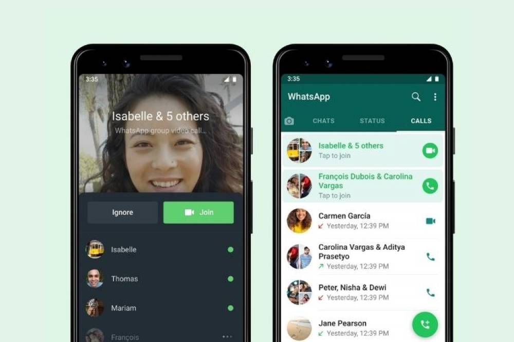 WhatsApp now lets you join a group call after it has started with its new feature