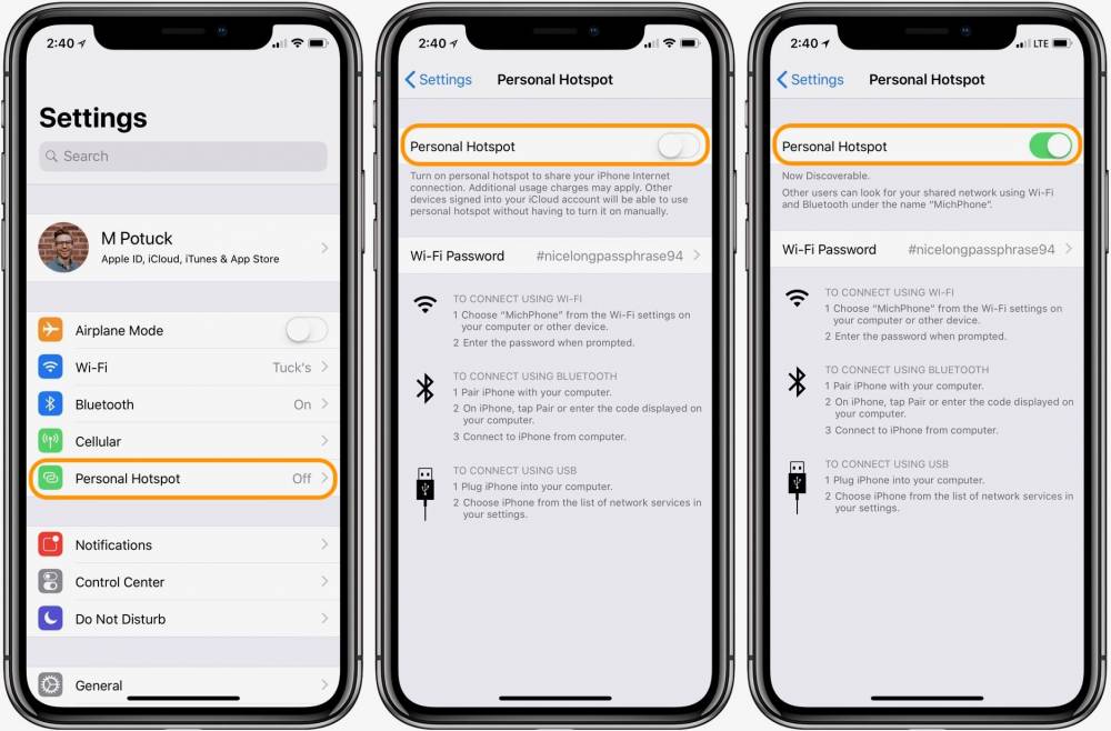 How to set up a Personal Hotspot on your iPhone or iPad
