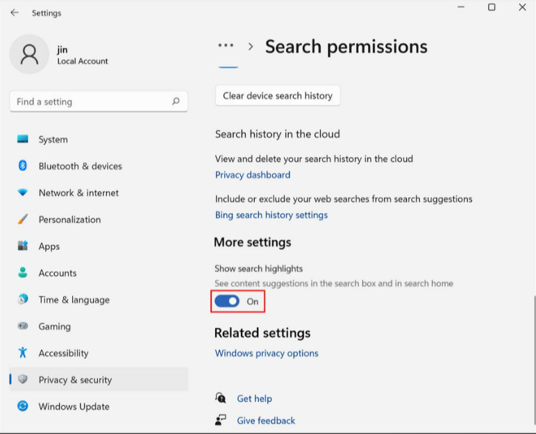 How To Remove Illustrations Inside Of Windows Search Box Online Courses SIIT IT Training