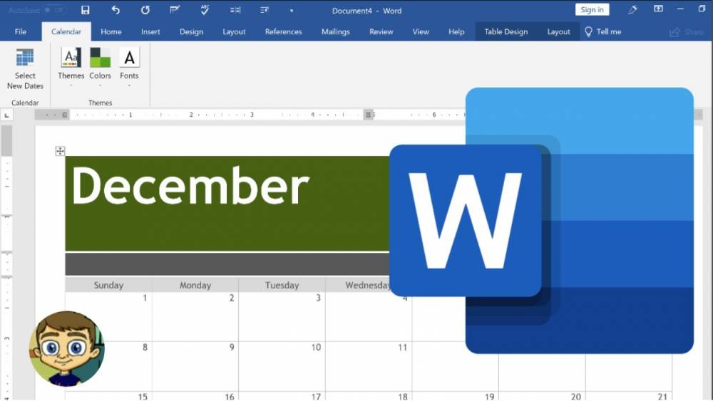 How to Make a Calendar in Microsoft Word