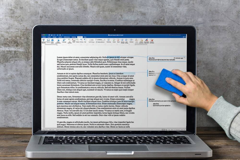 How To Remove Comments from a Document in Word