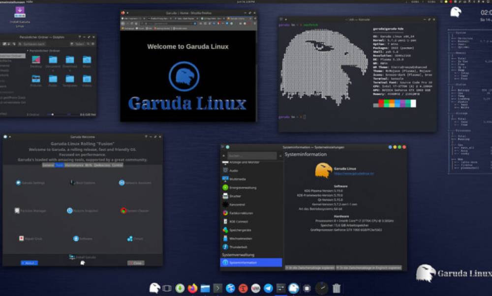 Garuda Desktops Put a New Spin on Linux Looks