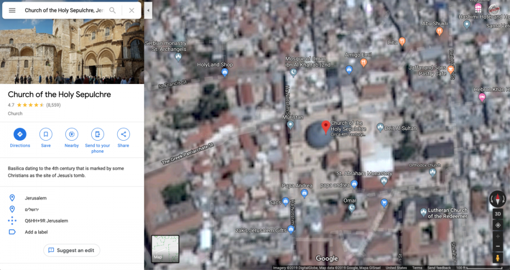 Israel-Gaza - Why is the region blurry on Google Maps