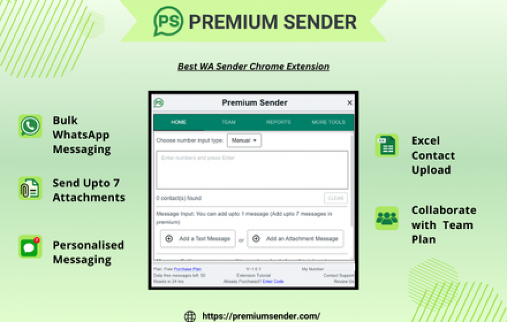Premium Sender – your ultimate WhatsApp bulk message sender