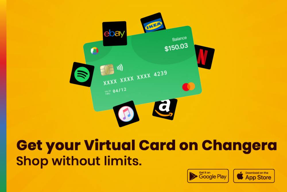 No monthly spending limits with Changera Virtual Cards