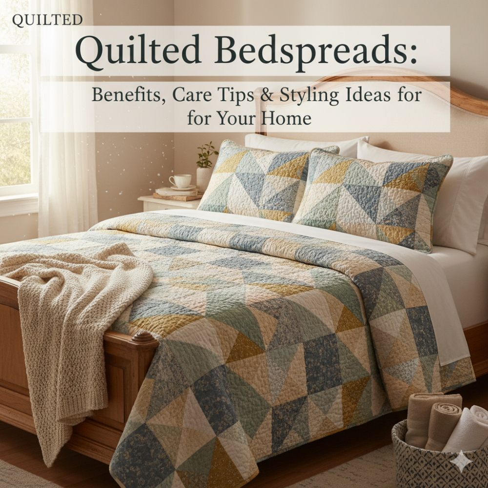 Quilted Bedspreads: Benefits, Care Tips & Styling Ideas for Your Home