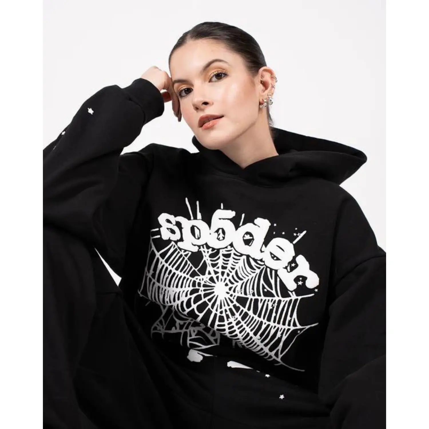 Black Sp5der Hoodie
