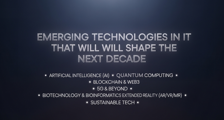 Emerging Technologies in IT That Will Shape the Next Decade - SIIT ...