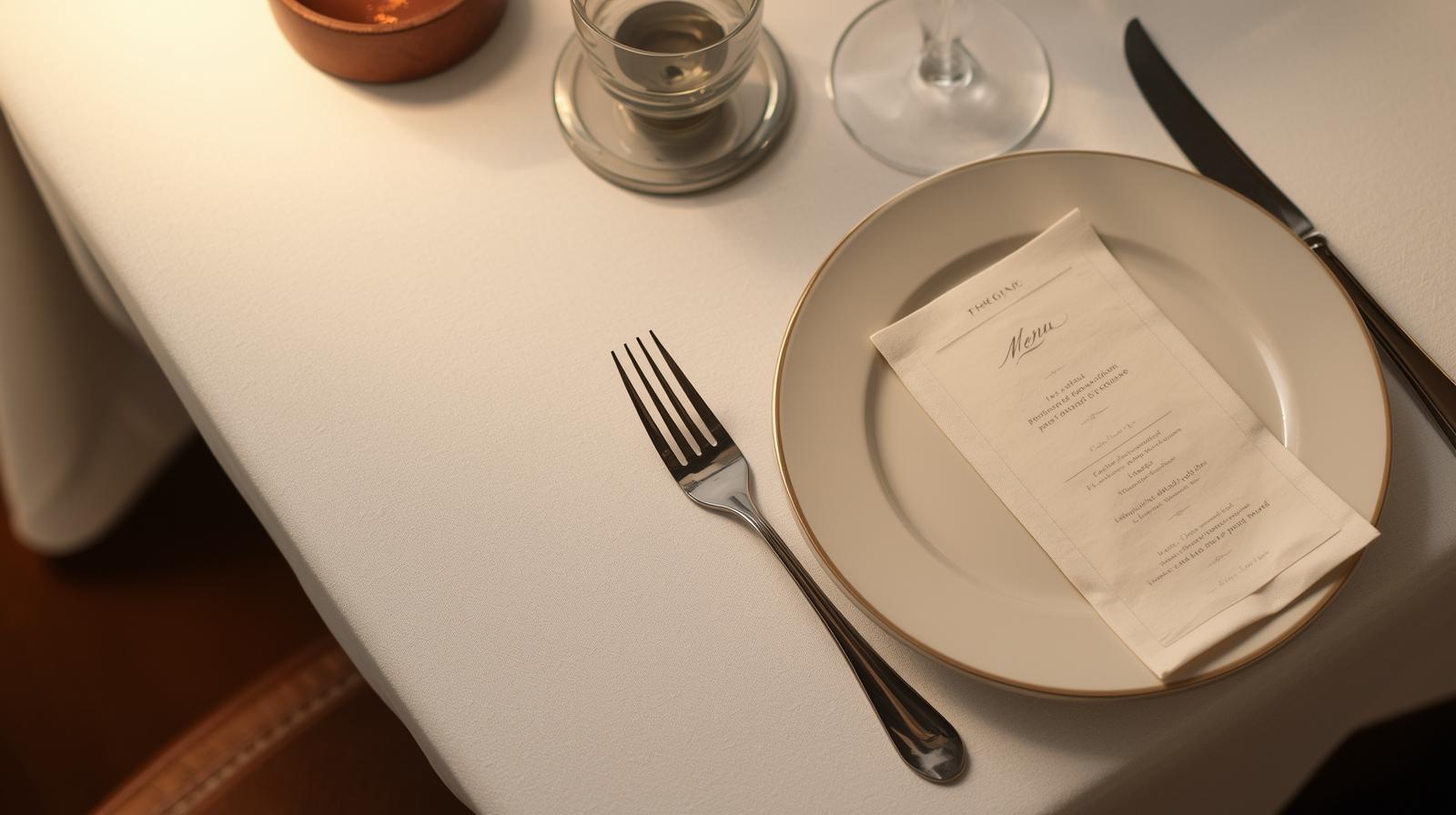 Table d'Hote Menu: Complete Fixed-Price Dining Experience